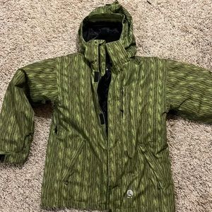 Borne snowboard coat with zip out fleece liner